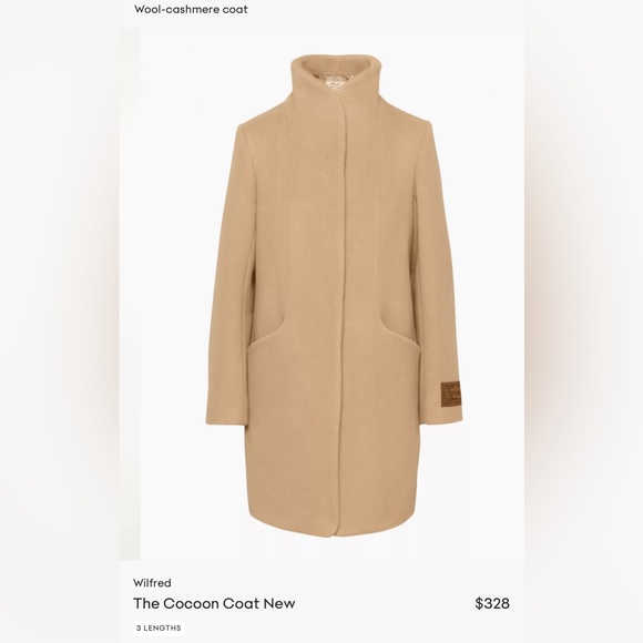 Wilfred - The Cocoon Coat - XXS - Navy Blue - Picture 7 of 11